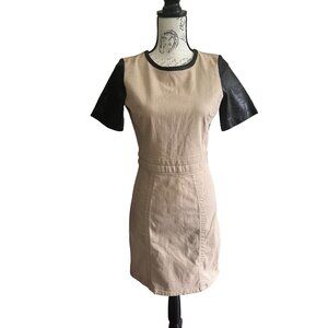 Marc By Marc Jacobs Dempsey Drill Colorblocked Lambs Leather Sheath 2 Datenight